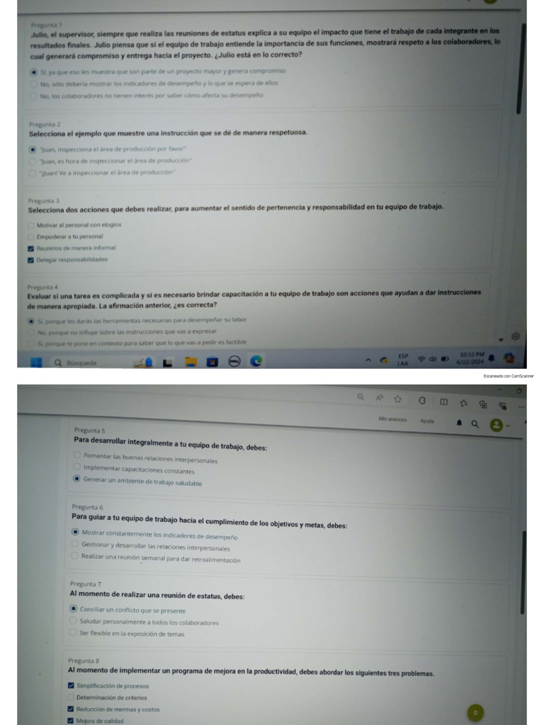 Supervisor De Operaciones Lección 2 Nivel 1 Pdf