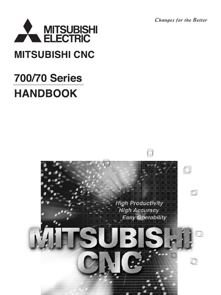 CNC Mitsubishi Serie700-70 Handbook | PDF | Numerical