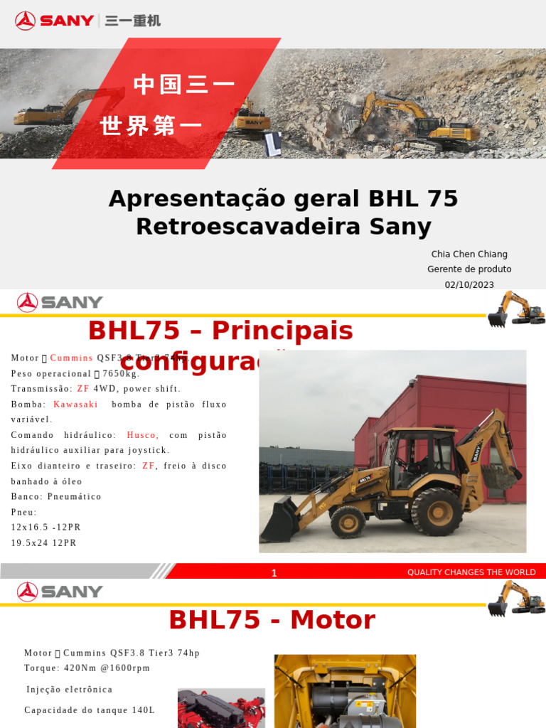 Apresentação BHL75 Rev1 | PDF