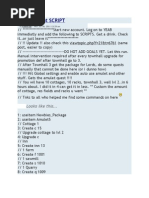 New Account SCRIPT