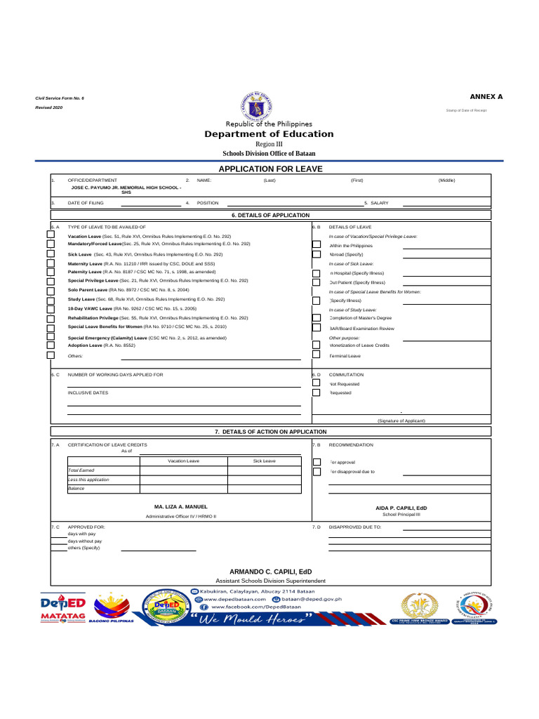 Form 6 | PDF