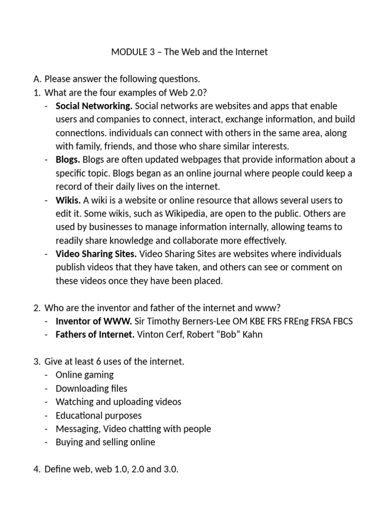 Module 3 | PDF