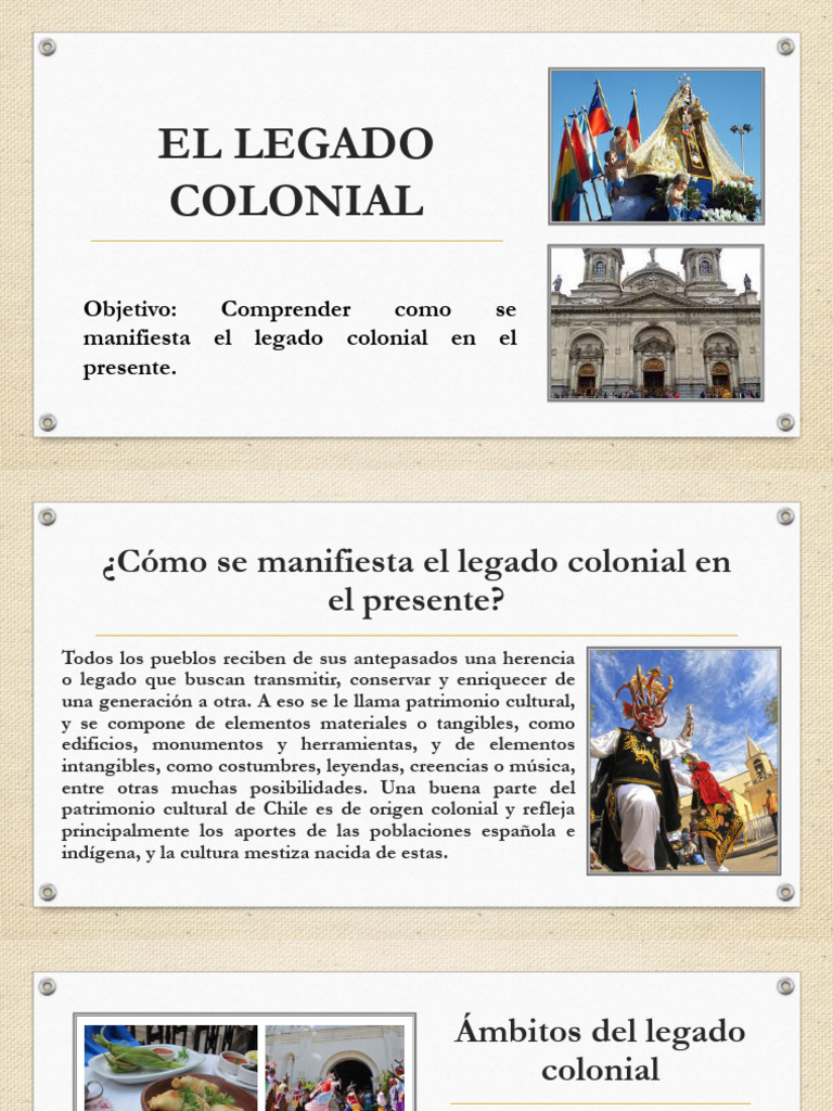2590 pd8dhGS5 El Legado Colonial PPT | PDF