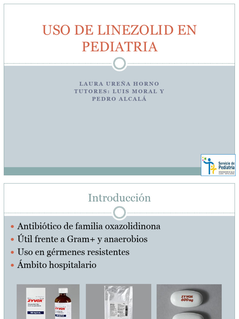 2016 04 Linezolid en Pediatría | PDF