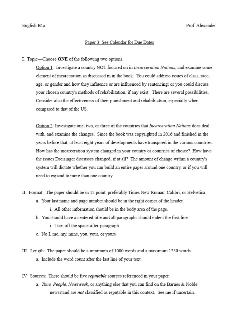 Paper 3 Guide Sp24 | PDF