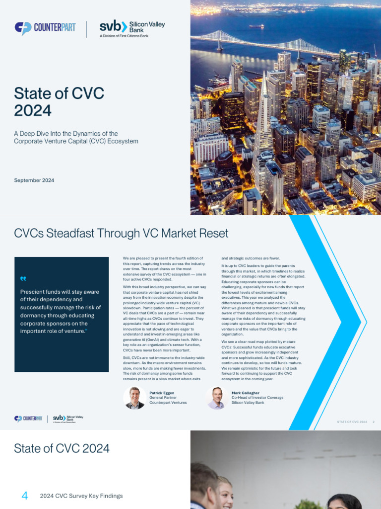 The State of Corporate Venture Capital 2024 Report | PDF