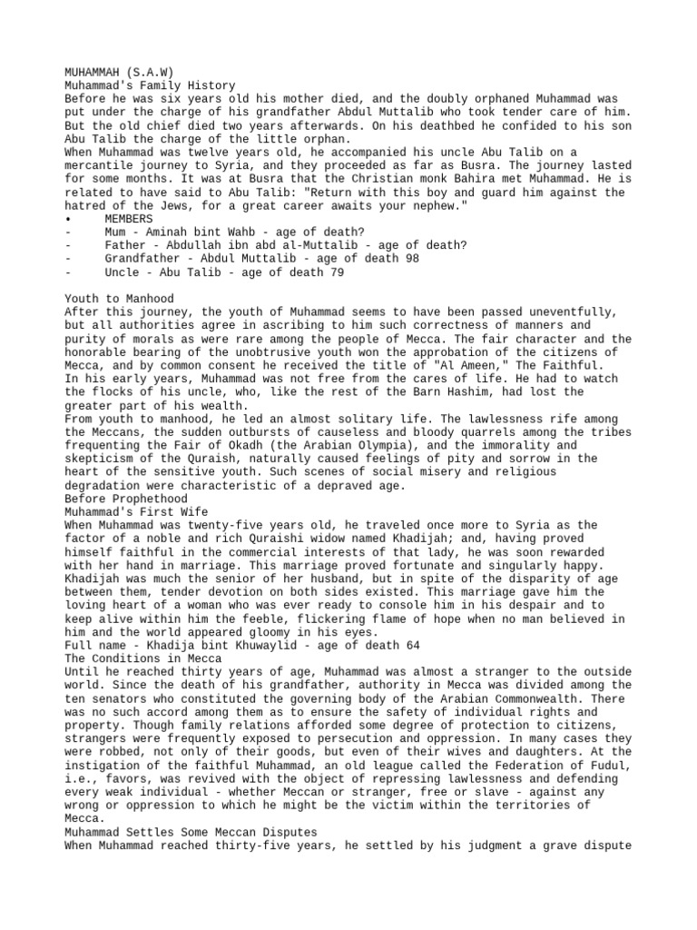 Muhammad 2 | PDF