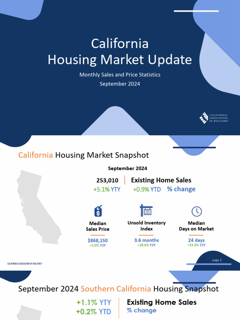 2024-09 Monthly Housing Market Outlook | PDF | Economies