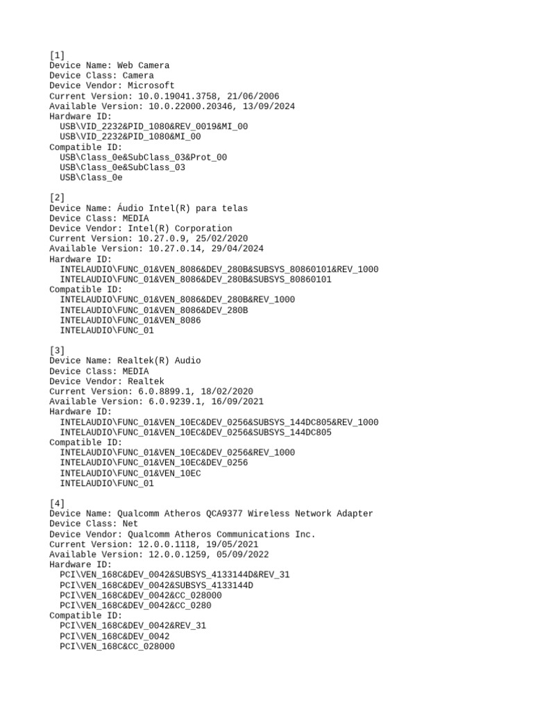 Driver booster export list pdf