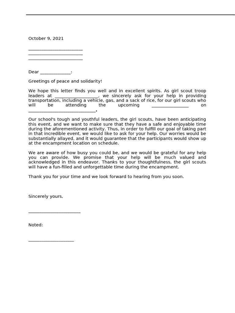 Com Letter | PDF