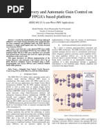 Carrier Recovery and Automatic Gain Control On FPGA's Based Platform (IEEE 802.15.3c Mm-Wave PHY Application)