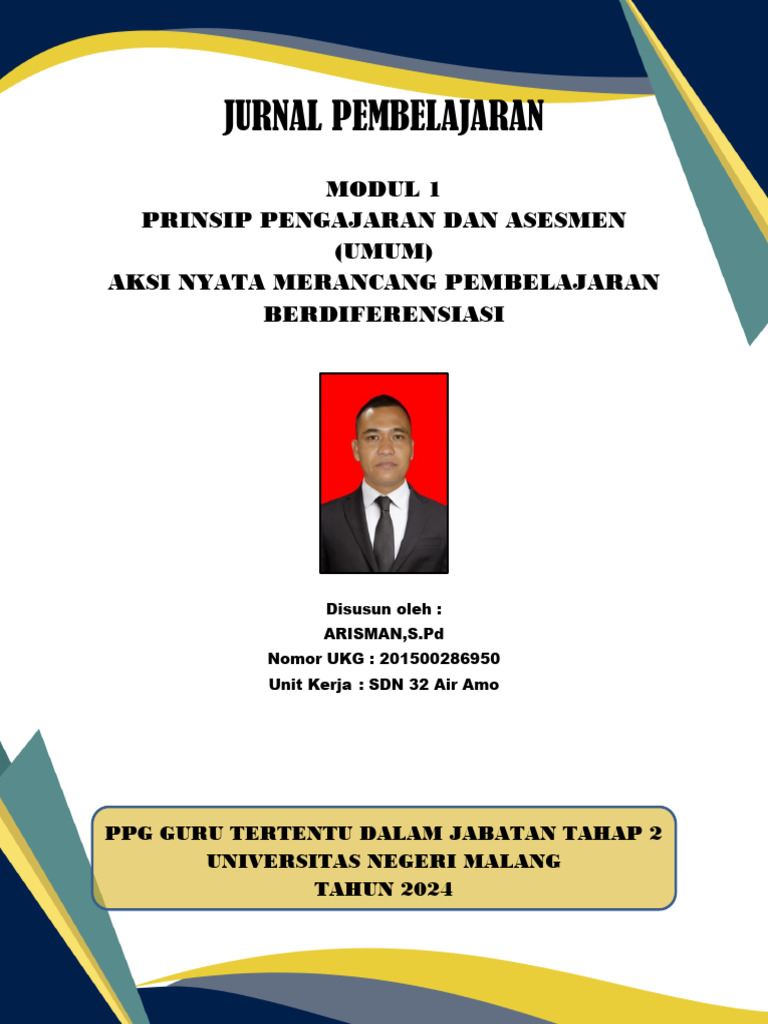 Jurnal Pembelajaran Modul 1 | PDF