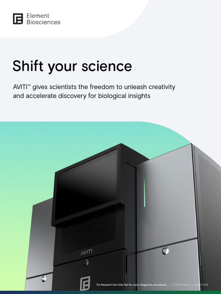 Aviti System Brochure LT 00013 G 1 | PDF