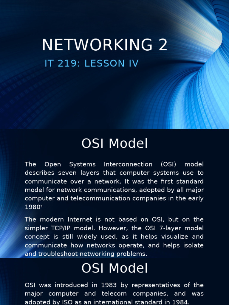 Understanding the OSI Model Layers | PDF | Technology & Engineering