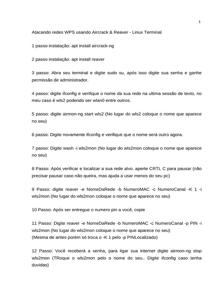 Atacando rede wps pdf