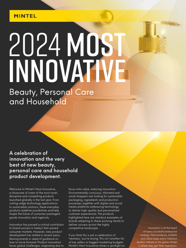 Mintel Most Innovative Beauty Personal Care and Household 2024 | PDF