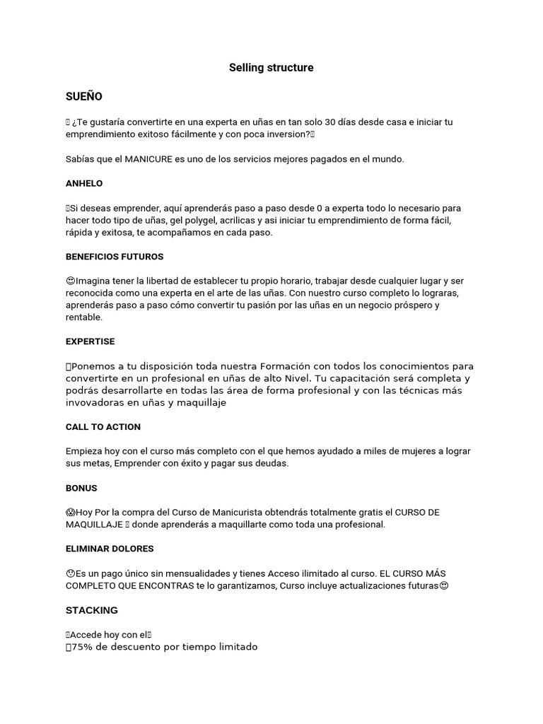 Selling+Structure+(1)+(1) | PDF