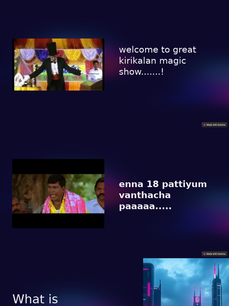 welcome to great kirikalan magic show PDF