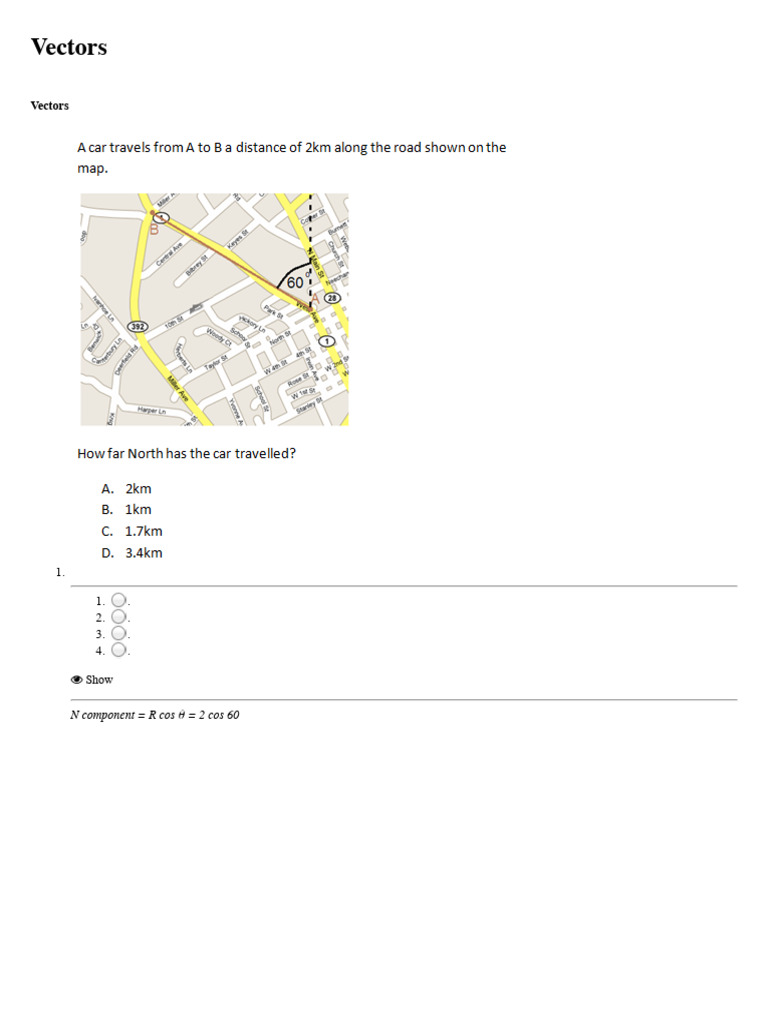 Understanding Vector Components and Calculations | PDF | Teaching ...