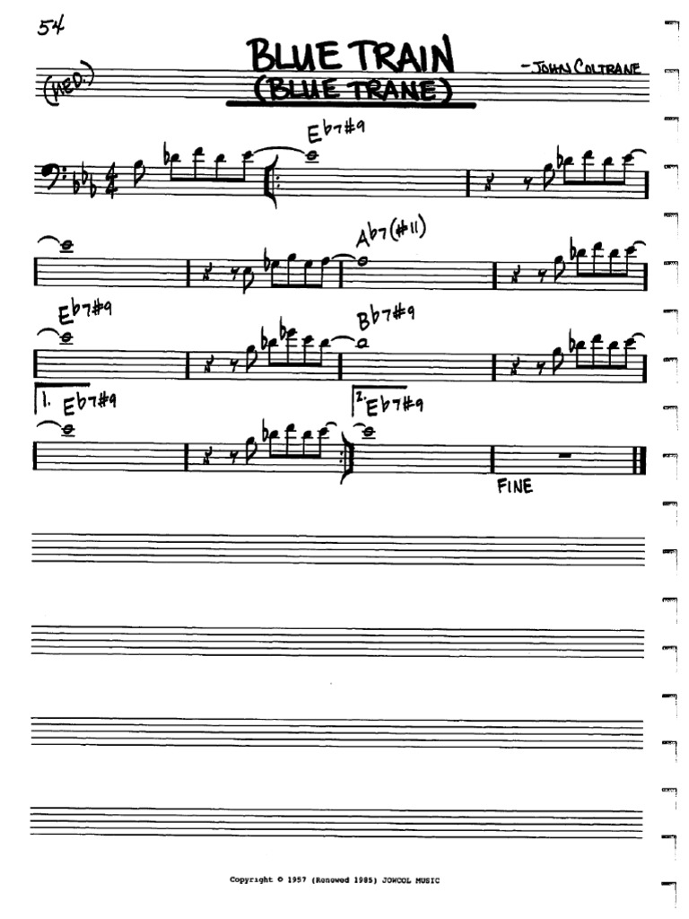Blue Trane | PDF