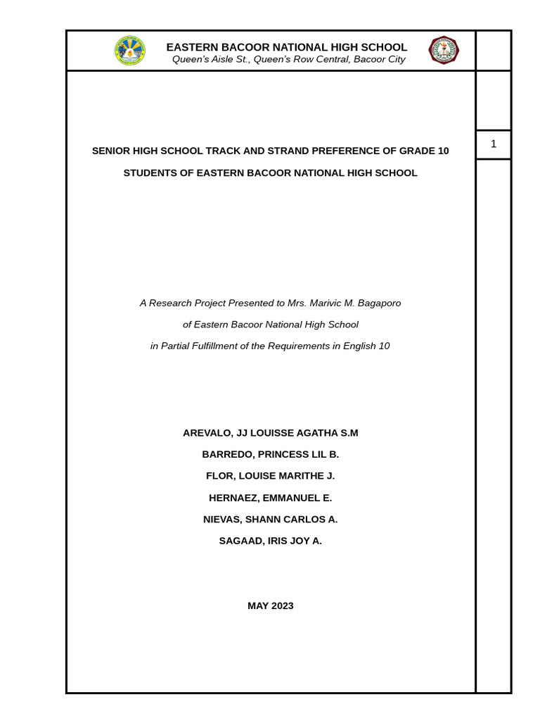 Research Finalized | PDF
