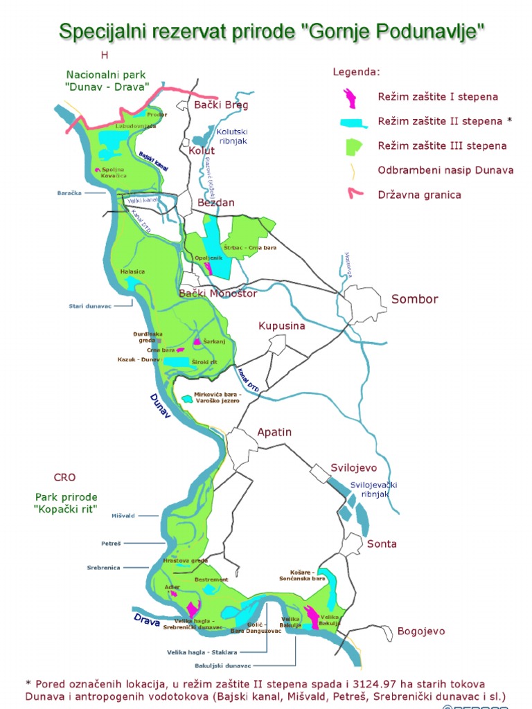 Gornje Podunavlje - Mapa | PDF