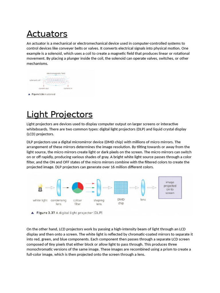 Output Devices | PDF