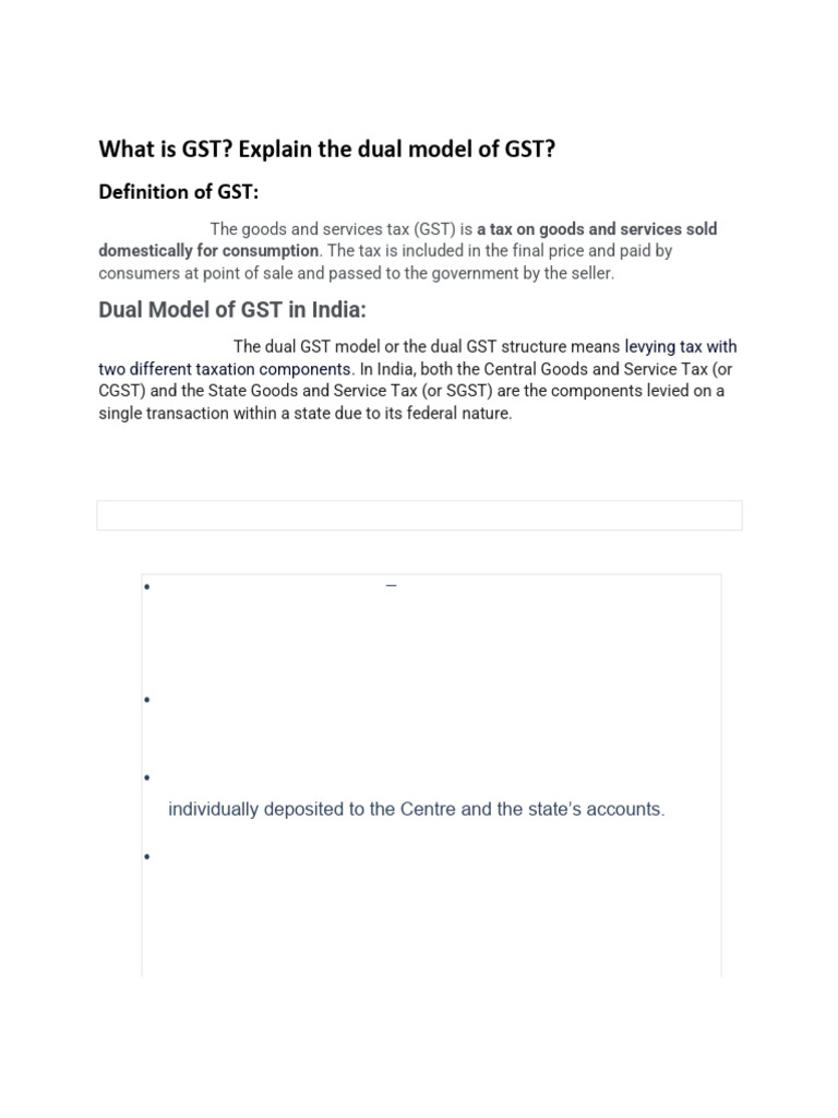 47 GST Assignment | PDF