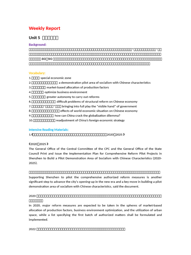 Weekly Report 5-6 | PDF