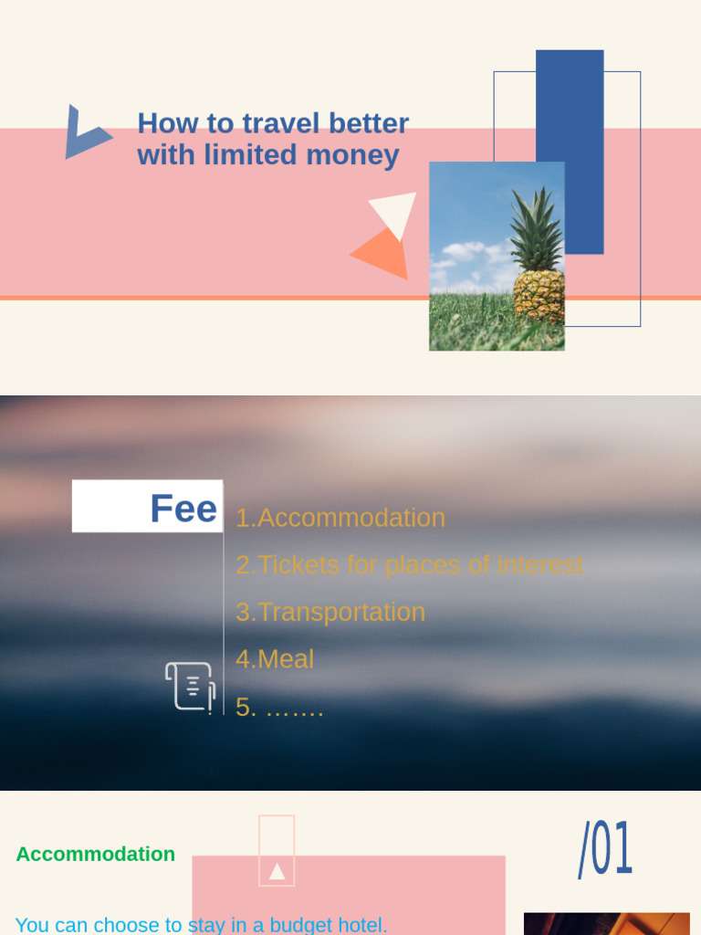 PPT How to travel better with limited money PDF