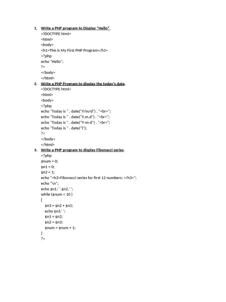 Phplab | PDF