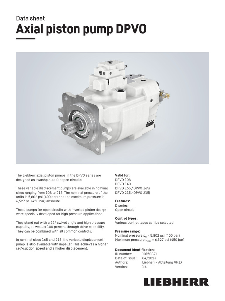 Technical Data Sheet Dpvo | PDF