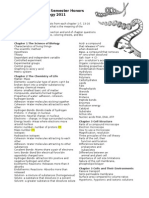 Final Exam Study Guide For Bio