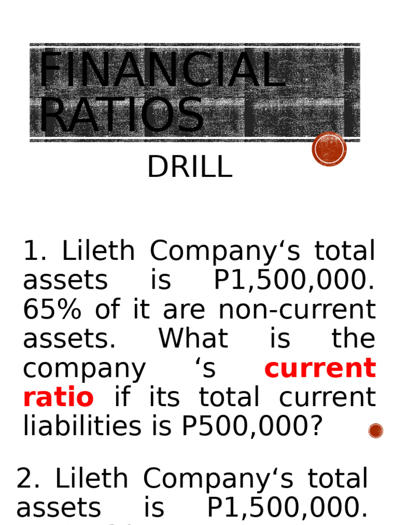 Lileth Company Financial Ratios Analysis | PDF | Finance & Money Management