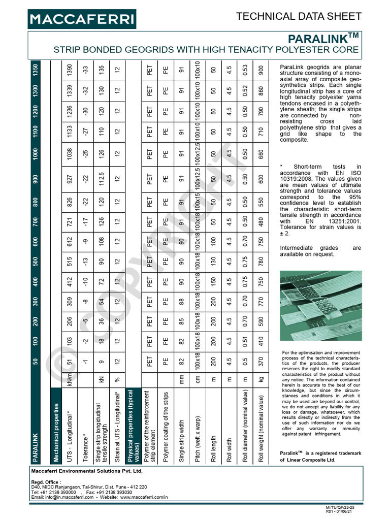 Tds-Paralink Rev14 01062021 en | PDF
