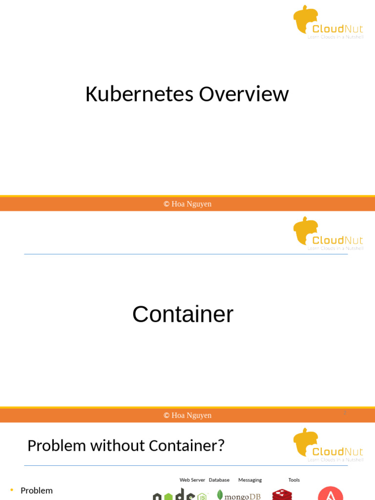 Kubernetes Overview | PDF