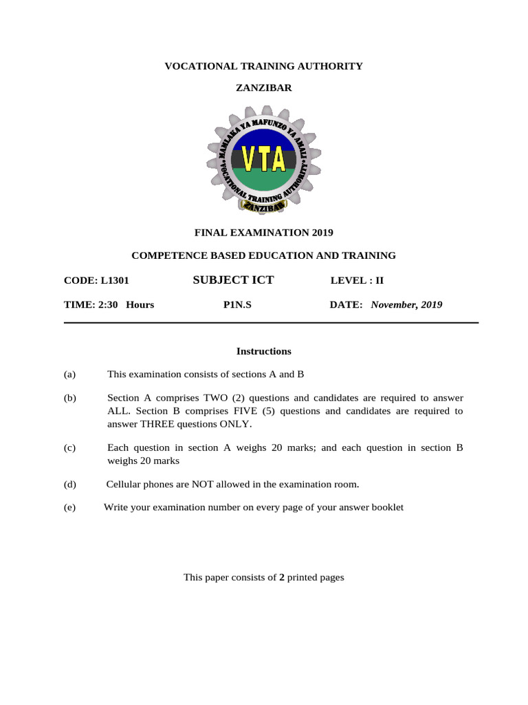 ICT P1 New | PDF
