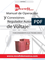 Manual de Operacion Reguladores de Voltaje