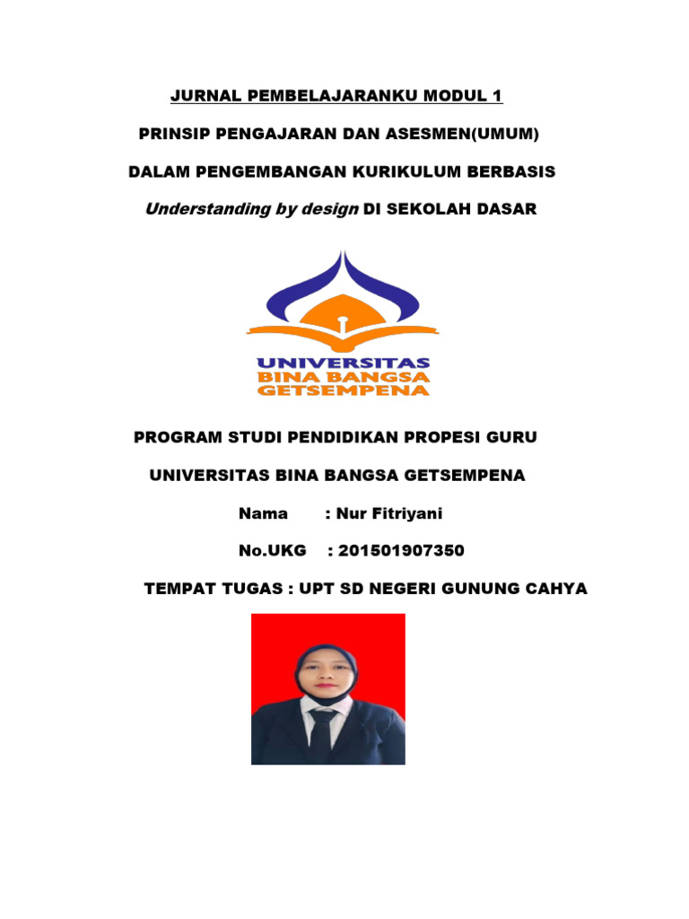 Jurnal Pembelajaran Modul 1 | PDF