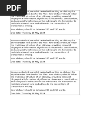 Grade 10 obituary