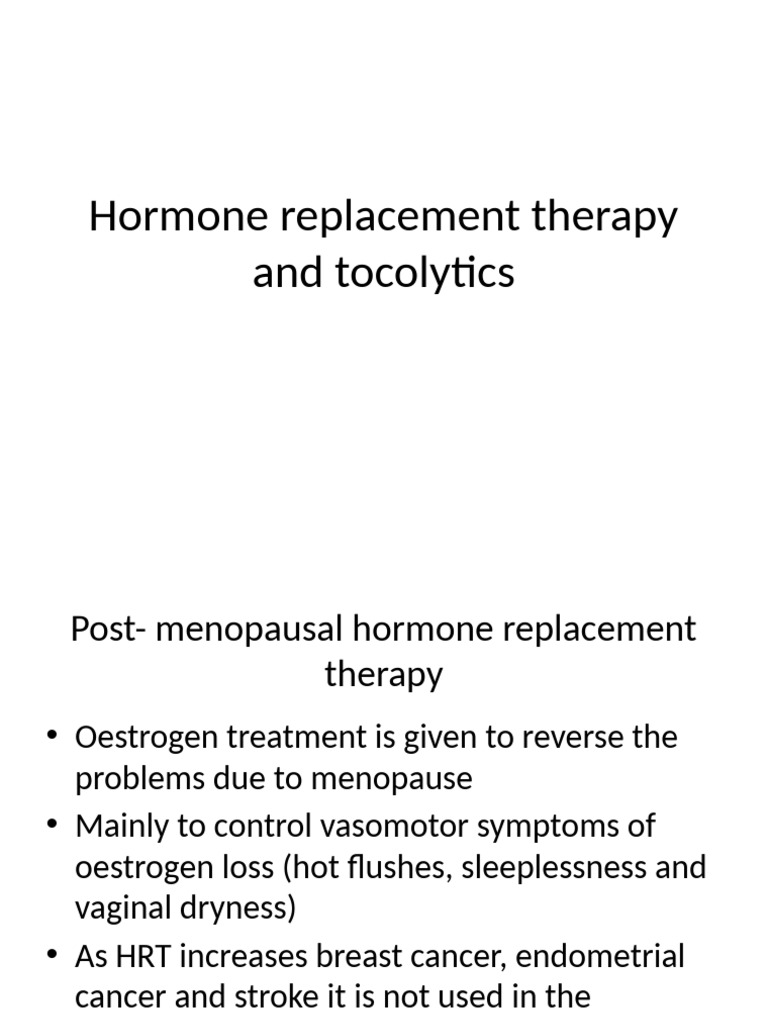 HRT 2 | PDF