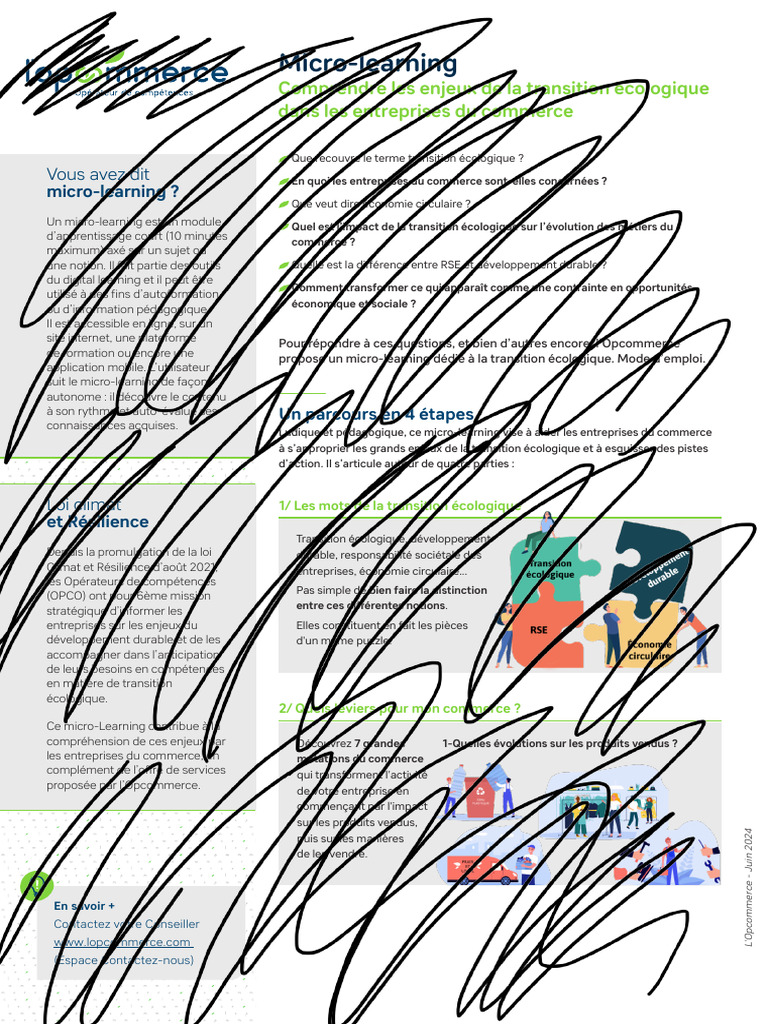 Fiche micro learning transition ecologique juin 2024 pdf