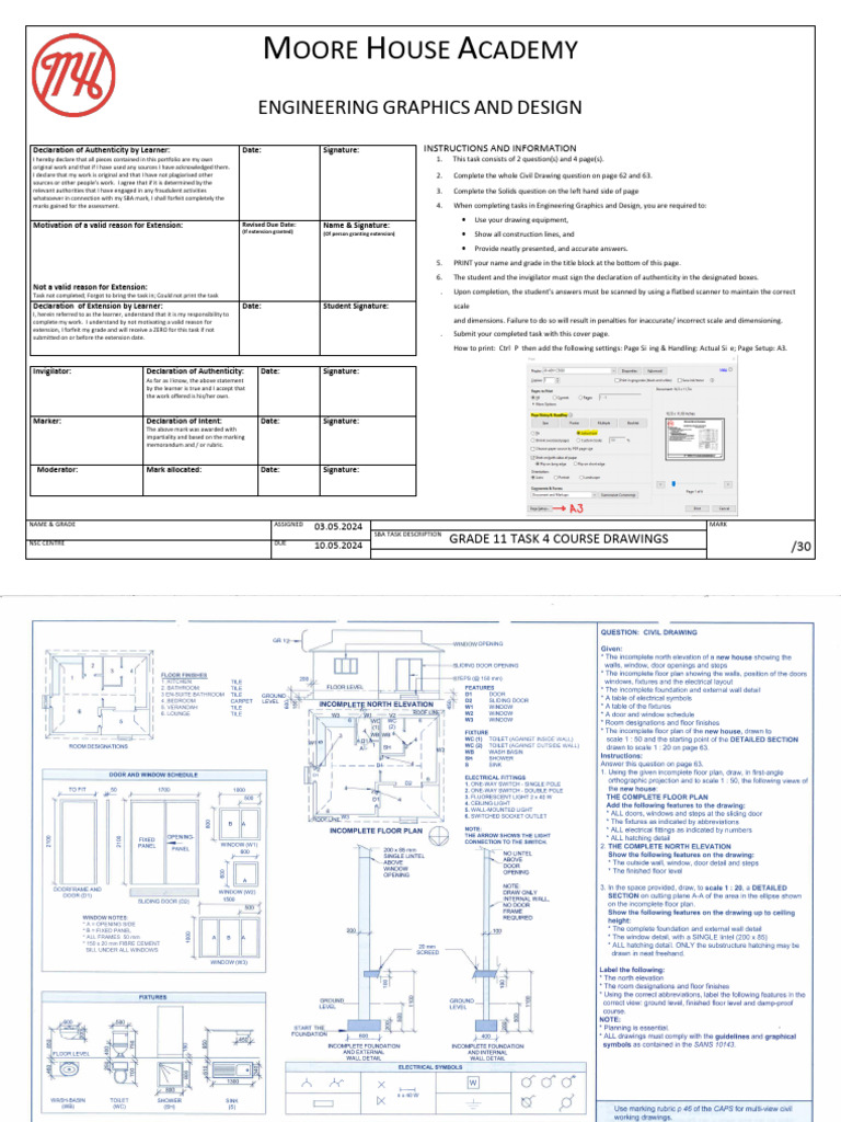 Engineering Graphics Design Portfolio | PDF