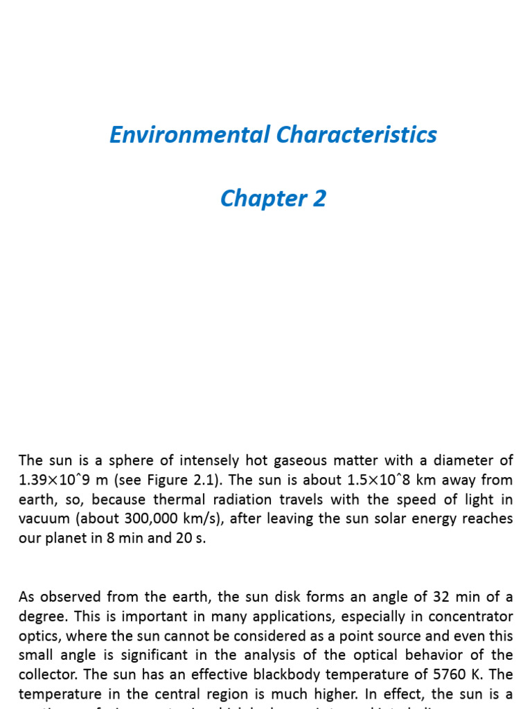 Lecture - 5 - Solar Energy | PDF | Apsis | Sun