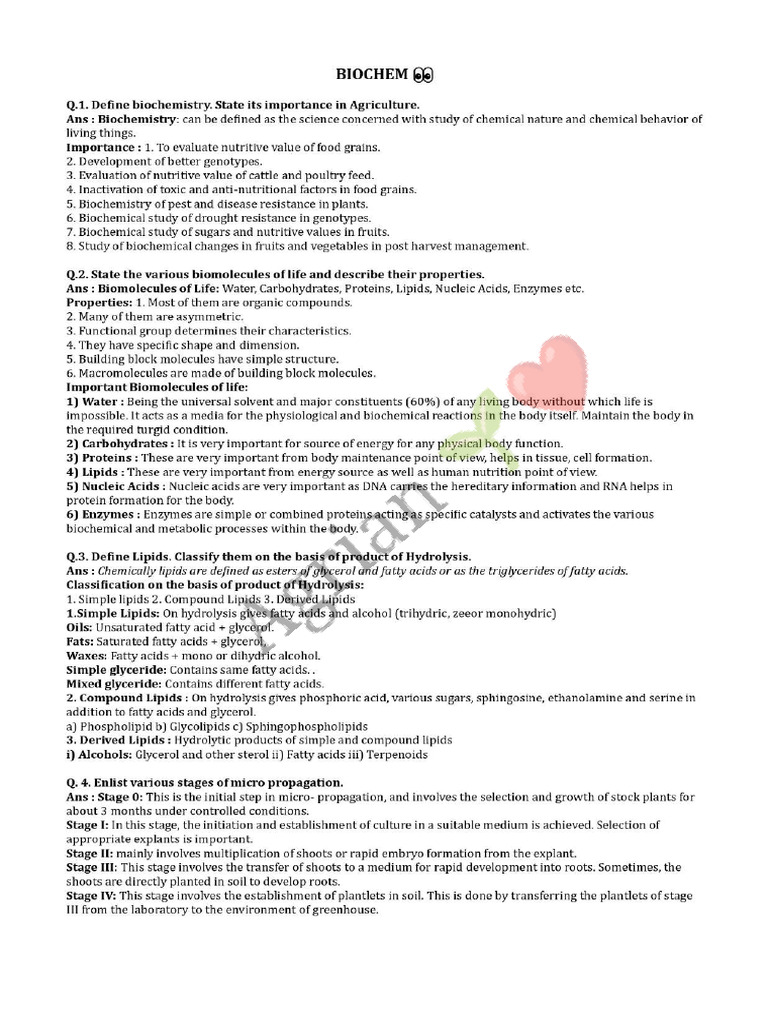 Biochem 231 #Micro B.kale | PDF