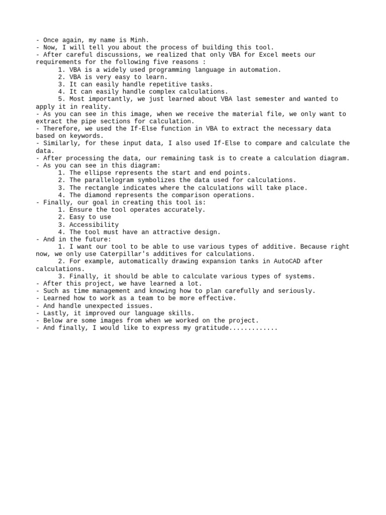 VBA Tool for Engineering Automation | PDF | Career & Growth