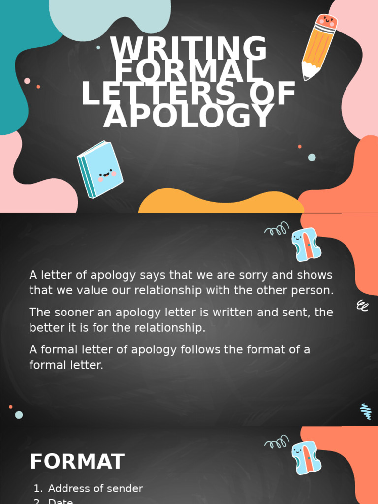 Writing Formal Letters of Apology | PDF