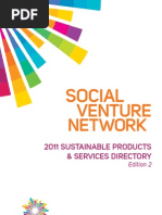 SVN 2011 Sustainable Products & Services Directory