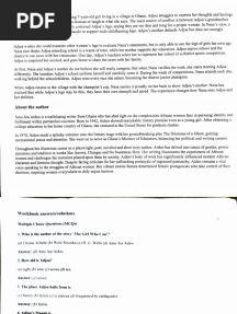 ICSE 10 English Answers