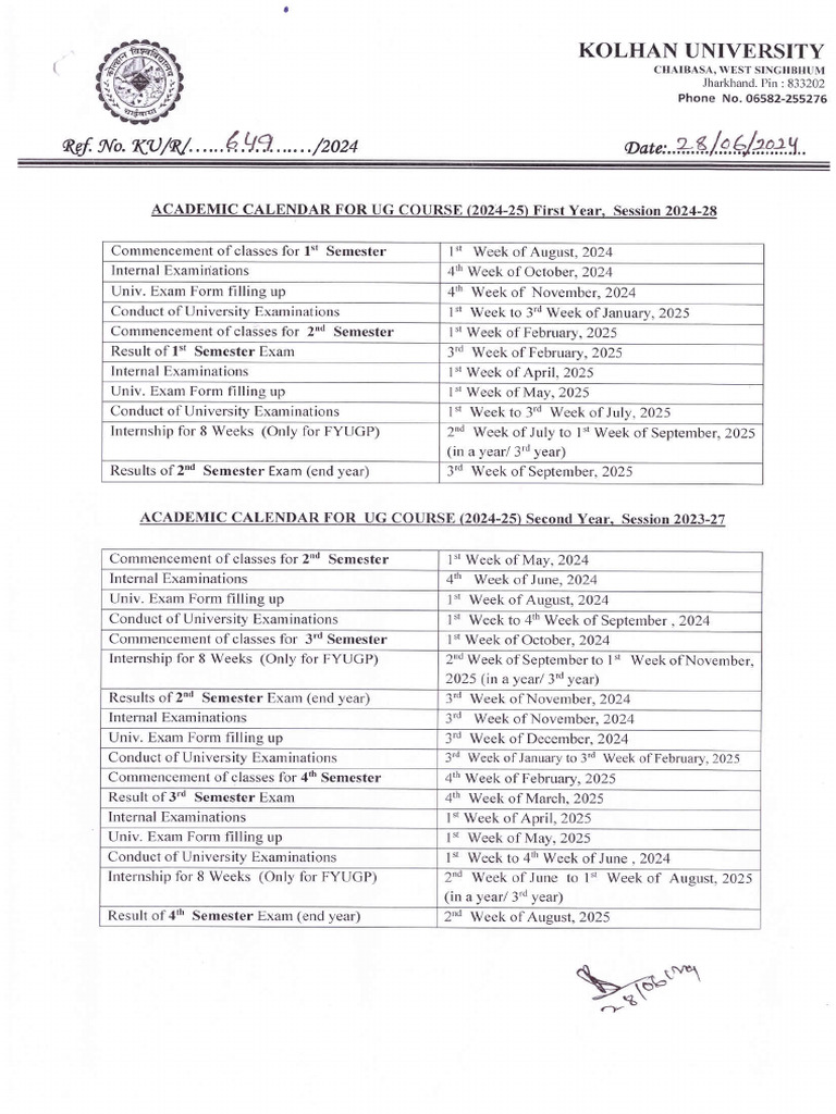 Academic Calendar 202425 Removed PDF